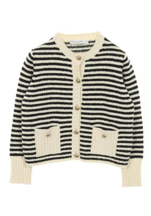 Christian Dior Pre-Owned 10s button-up cardigan - Neutrals