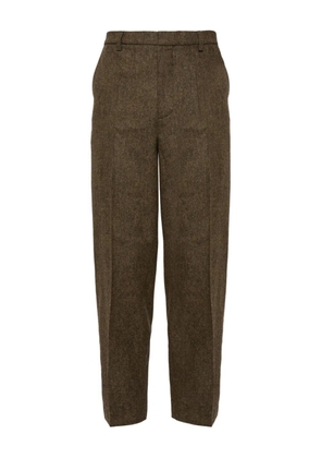 Yves Salomon tweed trousers - Brown
