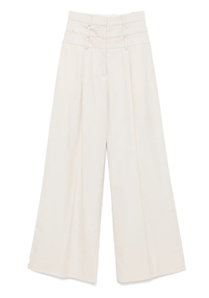 Viktor & Rolf triple-layer trousers - Neutrals