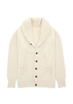 Fortela Stoke shawl-collar cardigan - Neutrals
