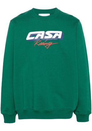 Casablanca Casa Racing 3D cotton sweatshirt - Green