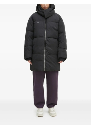 Pangaia hooded puffer jacket - Black