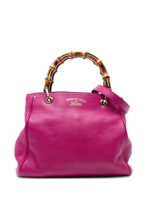 Gucci Pre-Owned 2016-2025 Small Calfskin Bamboo Shopper satchel - Pink