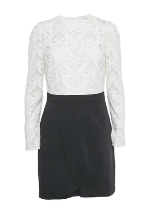 SANDRO lace long-sleeve dress - Black