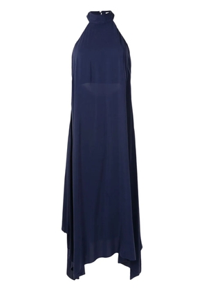 Lenny Niemeyer asymmetric-hem halterneck dress - Blue