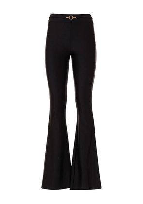Just Cavalli ring-detail trousers - Black