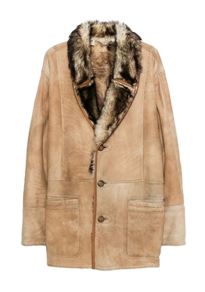 A.N.G.E.L.O. Vintage Cult 1980s shearling coat - Neutrals
