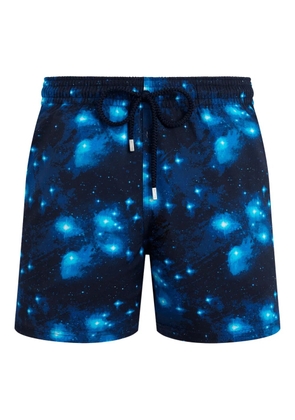 Vilebrequin elasticated-waistband pégase swim trunks - Blue