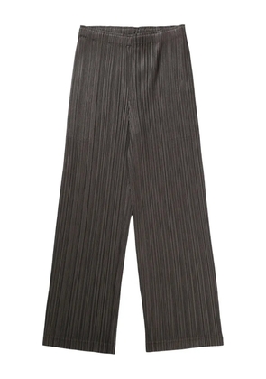 Pleats Please Issey Miyake straight-leg trousers - Grey