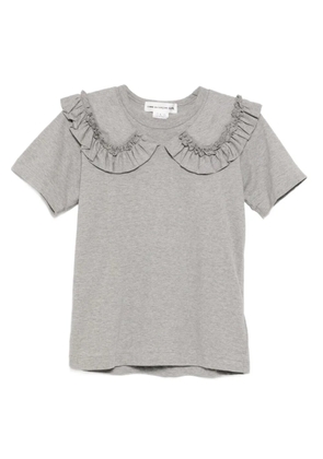 Comme Des Garçons Girl ruffled T-shirt - Grey