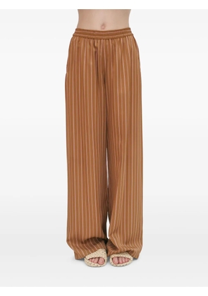 Rosetta Getty striped trousers - Brown
