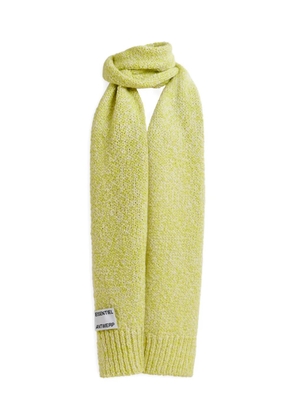 Essentiel Antwerp melange-effect knit scarf - Green