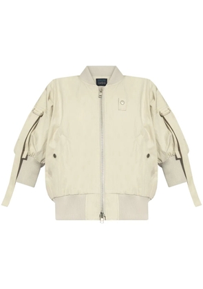 Discord Yohji Yamamoto strap-detailing jacket - Neutrals