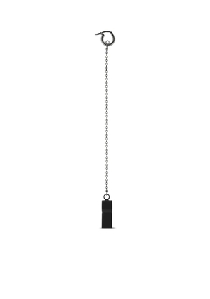 Courrèges Whistle chain earring - Black
