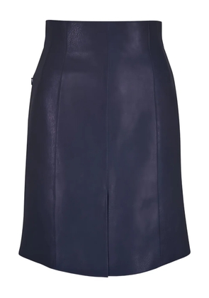 Akris panelled slit midi skirt - Blue