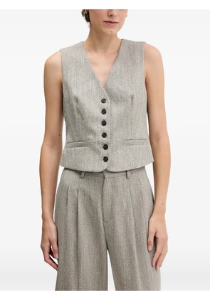 Pedro Del Hierro V-neck button-up waistcoat - Grey