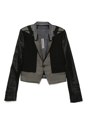 Rick Owens silk panelled jacket - Black