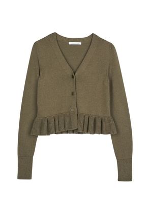 Cecilie Bahnsen Prisca ruffled prisca cardigan - Green