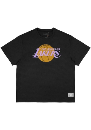 Purple Brand LA Lakers mesh T-shirt - Black