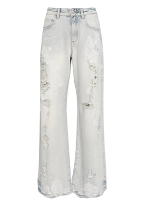 JNBY distressed wide-leg jeans - Blue