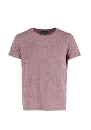 A.P.C. crew-neck T-shirt - Pink