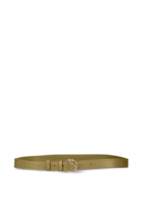 Ulla Johnson Gia twisted-buckle leather belt - Green