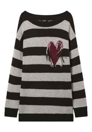 We11done striped jumper - Brown