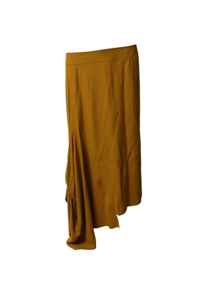 Marni Pre-Owned asymmetric drape skirt - Brown