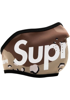 Supreme x Windstopper camouflage-print face mask - Neutrals