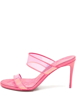 Christian Louboutin Pre-Owned double-strap heeled sandals - Pink