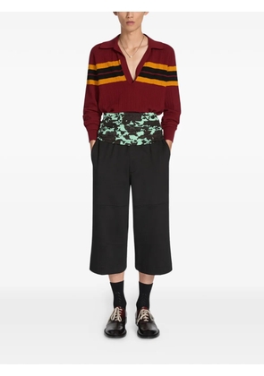 DRIES VAN NOTEN printed belt - Green