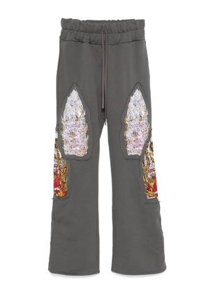 Who Decides War Triple Flame Glass trousers - Grey