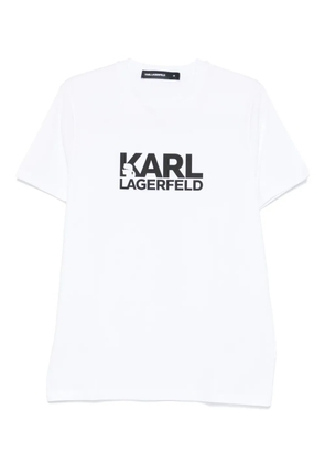 Karl Lagerfeld logo-print T-shirt - White