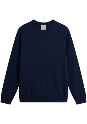 Woolrich crew neck cashmere jumper - Blue
