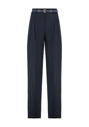 Max Mara pleated belt trousers - Black