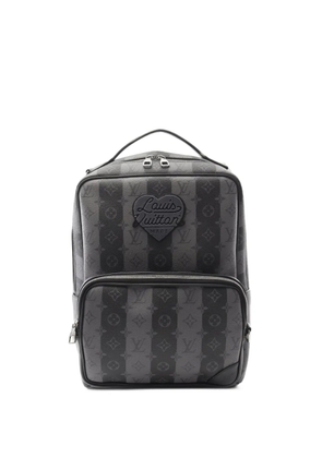 Louis Vuitton Pre-Owned 2021 x NIGO Monogram Stripe Eclipse backpack - Black