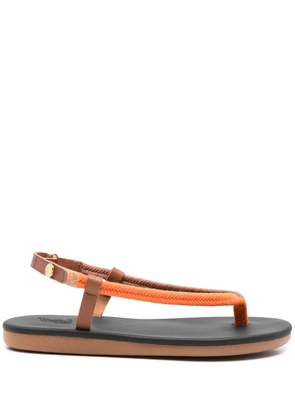 Ancient Greek Sandals leather sandals - Orange