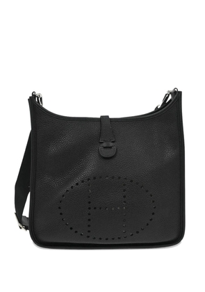 Hermès Pre-Owned 2017 perforated leather shoulder bag - Black