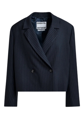 Essentiel Antwerp pinstripe double-breasted blazer - Blue