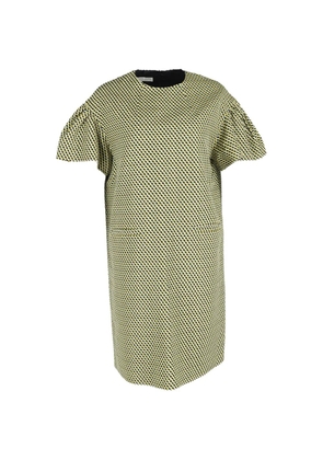 Dries Van Noten Pre-Owned geometric-pattern mini dress - Yellow