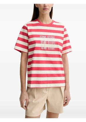 STAND STUDIO striped T-shirt - Red