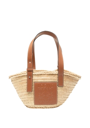 Loewe Pre-Owned 2021 Small Raffia Basket tote bag - Brown