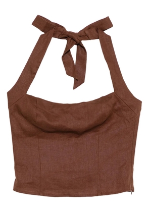 Reformation Malika top - Brown