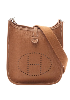 Hermès Pre-Owned 2024 Clemence Evelyne I TPM crossbody bag - Brown