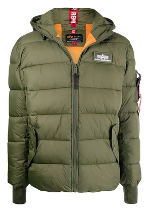 Alpha Industries padded logo jacket - Green