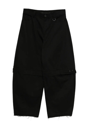 TEAM WANG design detachable pants - Black