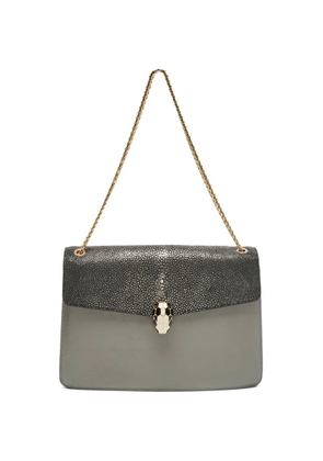 Bvlgari Pre-Owned 2014 serpenti leather shoulder bag - Grey