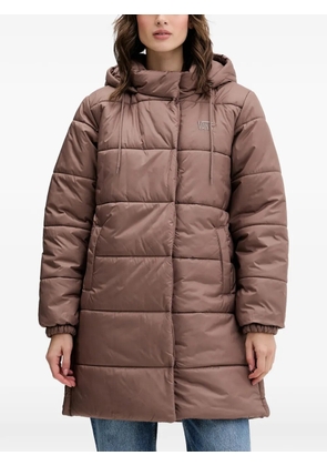 Vans hooded quilted jacket - Brown