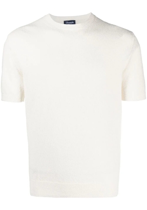 Drumohr crew-neck short-sleeve jumper - White