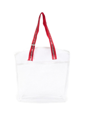 Sarah Chofakian mesh tote bag - White